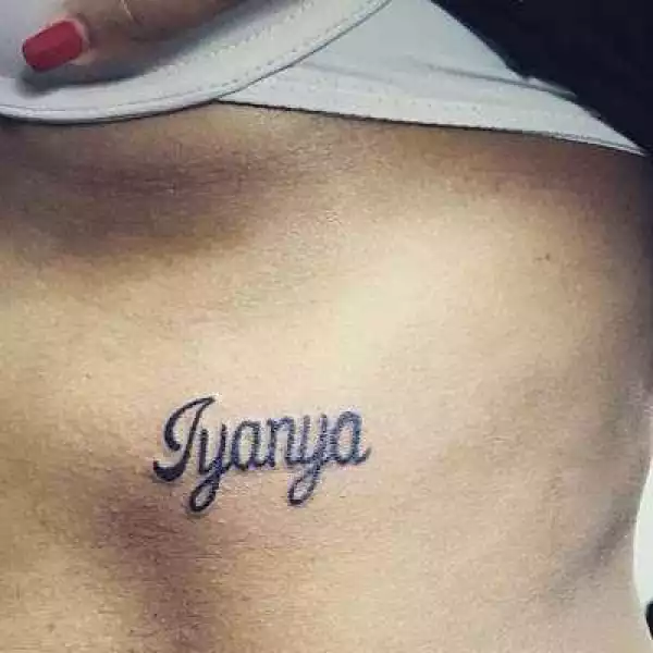 Photo: Drunk in love fan tattoos Iyanya